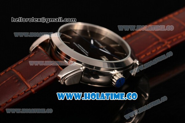 Ulysse Nardin Classico Automatic Steel Case with Stick Markers and Brown Dial - Click Image to Close